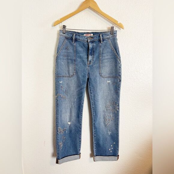 Johnny Was Denim - Johnny Was Sovanna worker jeans with embroidery jeans size 26